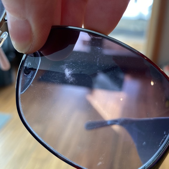 Ladies Salvatore Ferragamo, blinged up sunglasses in light mauve with black lens - Picture 11 of 12